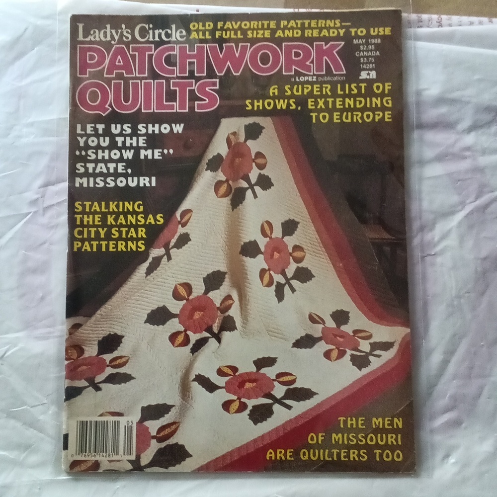 Lady's Circle Patchwork Quilts May 1988